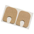 Aetna Foot Products Adhesive Felt U-Shaped Callus or Toe Pads, Pack of 100, 1/8" Thick