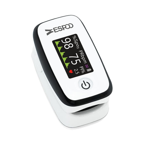 mekaaoo 20 Oxygen Monitor Fingertip, Pulse Oximeter OLED-TFT Display with Memories