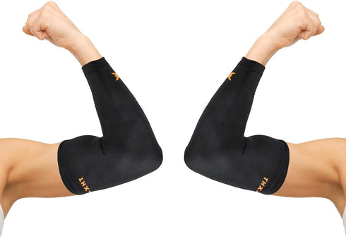THX4COPPER Elbow Compression Sleeve, 2 Pieces, Copper Infused Support for Workouts, Sports, Arthritis