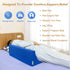 Support23.6" Bed Wedge Pillow for Sleeping Seniors Incline Triangle Pillow Adults Post Surgery Back Support Bedsore