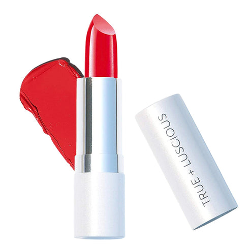 True + Luscious Super Moisture Lipstick – Clean, Vegan and Cruelty Free – Lasting Hydration for Dry Lips, Uptown Red
