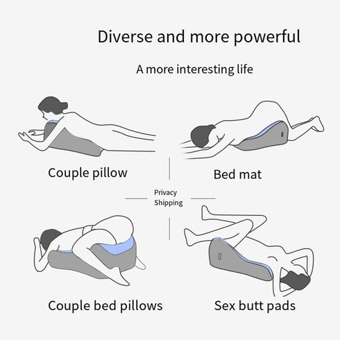 JOYO Butt Cushion for Couples, Couples Pillow for Intimacy, Rebound Couples Pillows Memory Foam, Couples Deep Position