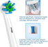 Schallcare 1000/2000/3000/5000/6000 12 Replacement Brush Heads Fit for Braun Oral b, Compatible with Oral-B Pro Smart