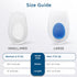 Heel Cushions for Heel Pain Relief (4 Pack) - Gel Heel Cups for Men & Women, Plantar Fasciitis Support