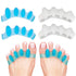 4 Pack Toe Separators for Bunion, Gel Toe Spacers for Women and Men, Hammer Toe Straightener for Pain Relief