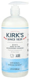 Kirk’s 3-in-1 Head to Toe Clean Body Wash Nourishing Cleanser Original Fresh Scent, Natural Formula, Free of Sulfates, Parabens Free, 32 Fluid Ounce (Pack of 1)