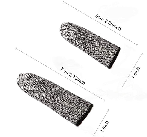 40 PCS Cut Resistant Finger Cots, Protector Covers for Cuts, Reusable Anti-Slip Finger Protectors for Kitchen, Work