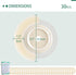 XIIFIIFII 30 Pcs Elastic Ostomy Barrier Strips, Ostomy Skin Supplies, Medical Grade Skin-Friendly Leak-Proof Adhesive