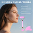 Set, Gua Sha Facial Massage Tool and Roller Facial Massager for Face, Neck, Arms, Eyes, Reduce Puffiness, Improve