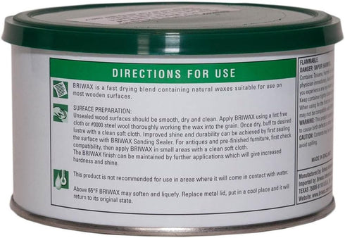 Briwax Mid Brown (previously Dark Oak) Furniture Wax Polish, Cleans, stains, and polishes.
