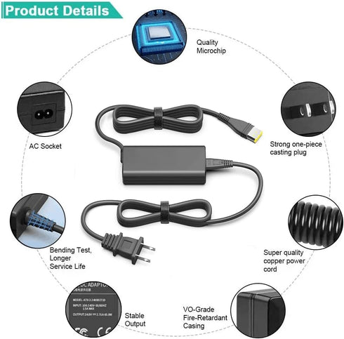 HKY Replacement Resmed AirSense 11 Power Supply, 24V 65W AC Adapter for All Resmed AirSense 11 CPAP Machines