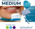 Orthodontic Oral Care Kit for Cleaning Brackets Braces, Includes Toothbrush, Dental Floss, Wax, and Case (Blue)