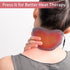 Neck Heating Pad, USB Wearable Heated Wrap for Pain Relief, Electric Thermal Hot Compress for Soreness