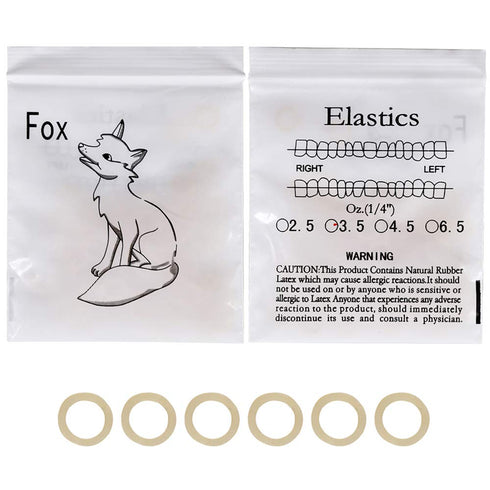 Angzhili 10 Bag Dental Orthodontic Rubber Bands, Orthodontic Elastic Supply, 3.5 Oz (1/4")