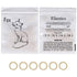 Angzhili 10 Bag Dental Orthodontic Rubber Bands, Orthodontic Elastic Supply, 3.5 Oz (1/4")