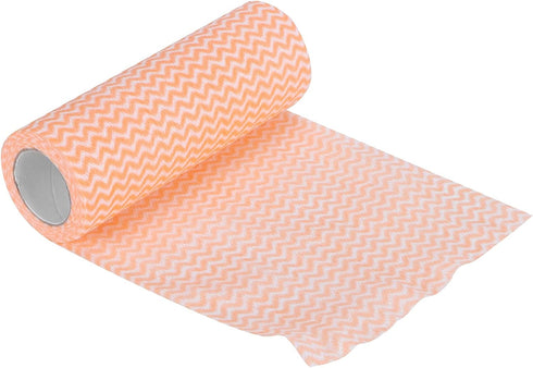 Cleaning Cloths Wipe Roll, Reusable Kitchen Cleaning Wipe, Wash Rags for Home, Kitchen Use (Orange)