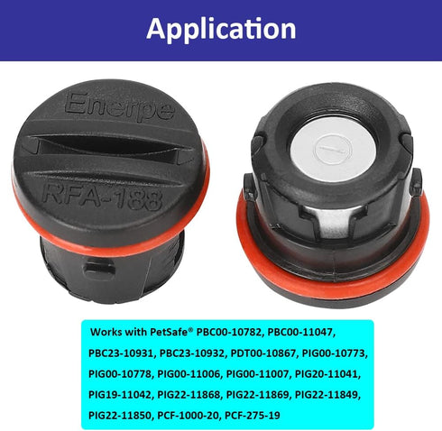 RFA-188 Replacement Batteries High Capacity Compatible with PetSafe Collars (8-Pack)