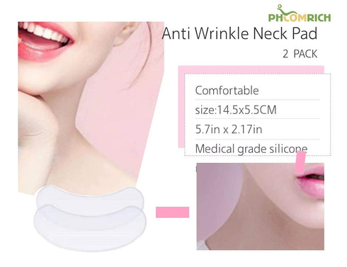 Neck Wrinkle Patches x 2, Anti-Aging Silicone Treatment for Skin Firming (16 Day Supply)