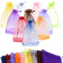50Pcs 8 x 12 Inch Drawstring Organza Gift Bags, Jewelry, Party, Wedding Favor, Festival, Candy Bags (Mix Color)