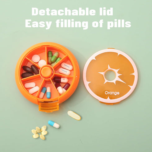 INVODA Weekly Pill Organizer 7 Day 3 Times a Day Large Daily Cases for Pills, Vitamins, Fish Oil Supplements