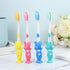 100pcs Toddler Toothbrush Kids Manual Toothbrush, Individually Wrapped for Age 2+, 4 Colors for Boys and Girls