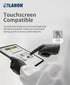LANON Black Nitrile Disposable Gloves, 6-mil, Large, Food-Safe, Powder-Free, Heavy-Duty, Latex-Free, Textured Fingertips