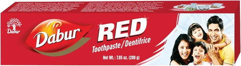 Dabur Red Natural Toothpaste - Ayurvedic Formula for Oral Care - Promotes Healthy Gums, Fresh Breath, Strong Teeth -