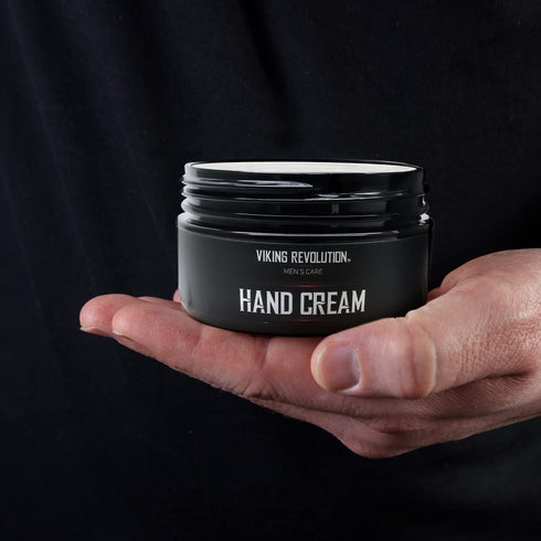 Viking Revolution Hand Cream for Men - Repair Cream for Dry Cracked Hands with Aloe Vera & Vitamin E (3.5oz)