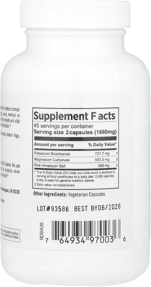 Pure Planet Sports Salts, 90 Vegetarian Capsules