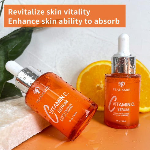 Vitamin C Serum for Face Anti Aging, 2% Hyaluronic Acid and 1% Retinol, Moisturizer for Fine Lines and Wrinkles