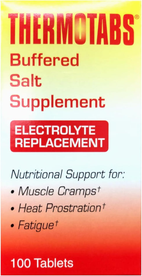 Thermotabs 100 (Pack 6) Salt Supplement Buffered Tablets Tablets