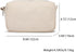 Lightweight Cosmetic Organizer Bag with Ring Clasp, Perfect Travel Makeup Bag for Women, Nylon Stand Up Design