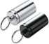 Portable Pill Holder Keychain - Aluminium Alloy Waterproof Pill Box Container for Outdoor Travel, Small Daily Case, 2PCS