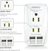 Upgraded 2000W 220V to 110V Voltage Converter, Step Down for Hair Dryer, Straightener, Curling Iron, with 2-Port USB