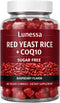SUBMETIC Lunessa Red Yeast Rice, with Red Yeast Rice 2400mg, CoQ10 200mg, Restores