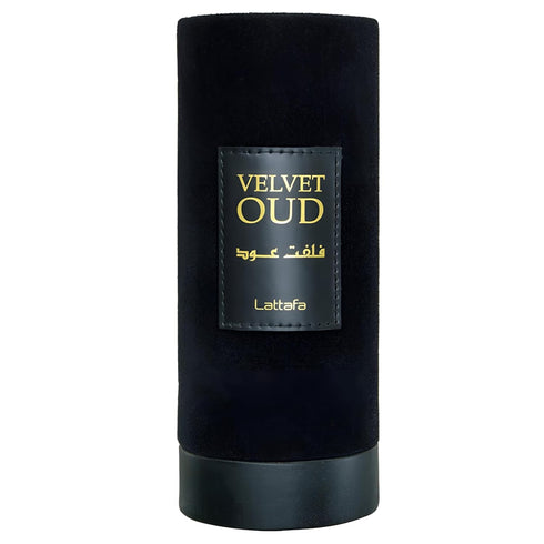 Lattafa Velvet Oud for Unisex Eau de Parfum Spray, 3.4 Ounce