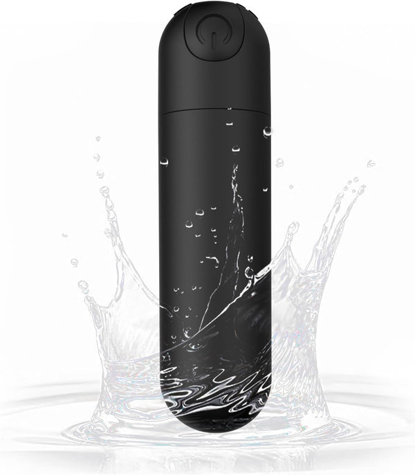 GXBOGR Handheld Electric Back Massager -10 Modes Mini Waterproof&Rechargeable Handheld Deep Tissue Neck(Black)