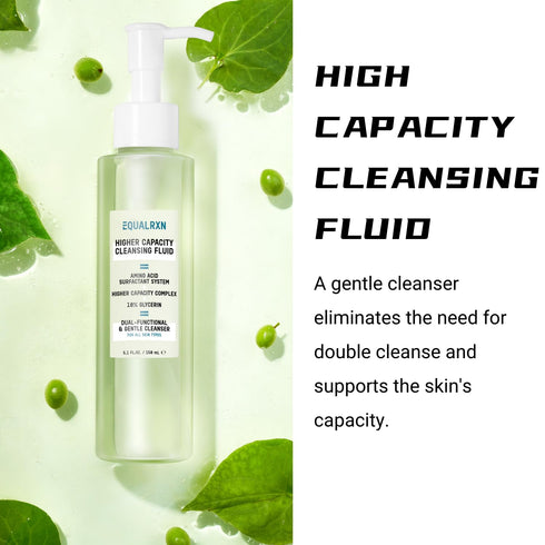 Higher Capacity Cleanser, Gentle Foam Deep Pore Face Wash for Oily & Sensitive Skin