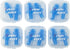 Silicone Swimming Earplugs, 6 Pairs, Comfortable Waterproof Ear Plugs with Showering Case