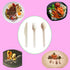 Gmark Disposable Wooden Cutlery Set, 200pcs - 80 Forks, 80 Spoons, 40 Knives, Biodegradable