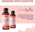 Set 80 ML Packaging Essential Massage Oil Gift - Serenity Trio Sooth, Calm, Relief Includes Lavender, Peppermint