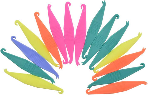 RZJZGZ Dental Elastic Rubber Bands Placers for Braces Disposable Plastic Multi-color (15PCS)