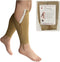 Shin Premium 20-30 mmHg Firm Compression Leg Calf Sleeve With Zipper (Beige, 2X-Large)