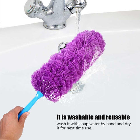 ASHATA Duster, Washable Anti Static Soft Microfiber Duster for Home Office and Car
