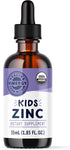 Vimergy Kids Organic Liquid Zinc – Fast-Absorbing Immune Support – Promotes Healthy Bones & Skin – 55 mL, USDA Organic