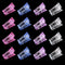 VNC 20 Pcs Nail Tips Clip - Quick Building Polygel Nail Forms for Manicure Nail Art Tool