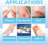 Dr. Med Hydrocolloid Wound Dressing 4"x4", 10 Pack/Box, Waterproof Adhesive Bandage for Light Exudate and Superficial