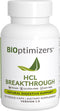 BIOptimizers HCL Breakthrough - Betaine Hydrochloride Enzymes Supplement for Gas and Heartburn Relief - 90 Capsules