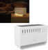 Respicefinem White Noise Flame Diffuser USB White Noise Simulation Flame Aromatherapy Machine Simulation Flame
