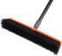 TreeLen 18 inch Push Broom - Heavy Duty Outdoor Broom for Driveways, Sidewalks, Patios, Cleans Dirt & Debris